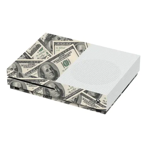 Xbox One S Kaplama Dolar Desenli