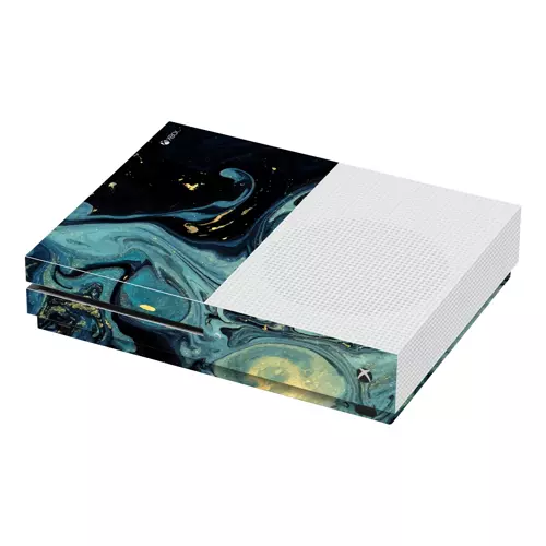 Xbox One S Kaplama Mistik Mavi Dalga