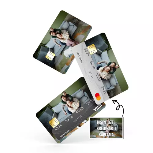 Kredi Kartı Kaplama / Sticker - Özel Baskılı