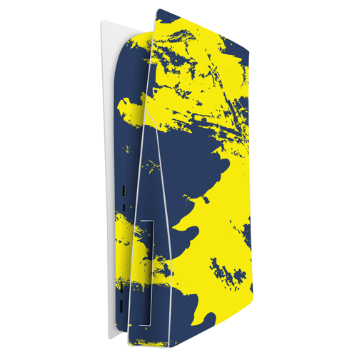 Playstation 5 Kaplama Sarı Lacivert