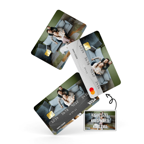 Kredi Kartı Kaplama / Sticker - Özel Baskılı