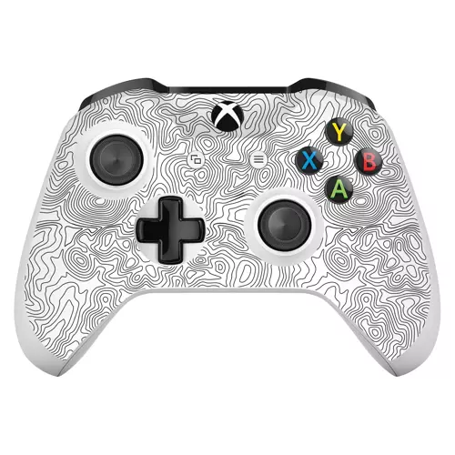 Xbox One X / S Controller Kaplama Beyaz İzohips