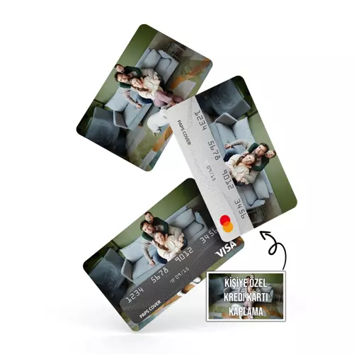 Kredi Kartı Kaplama / Sticker - Özel Baskılı