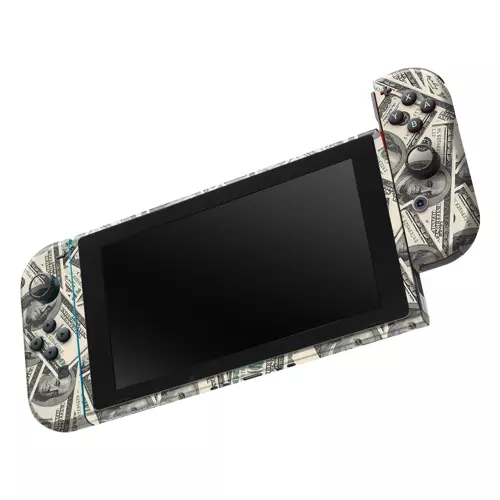 Nintendo Switch Kaplama Dolar Desenli