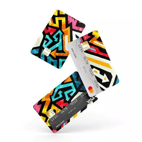 Kredi Kartı Kaplama / Sticker - Grafiti