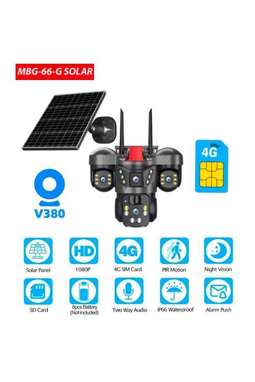 Mbg-66-G Solar Ptz  Uyumlu Güvenlik Kamerası
