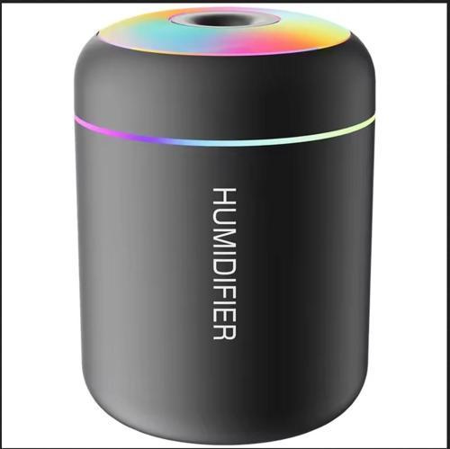RGB SİYAH 180 ML USB ULTRASONİK OFİS ODA VE ARABA HAVA NEMLENDİRİCİ BUHAR MAKİNESİ AROMA DİFİZÖRÜ