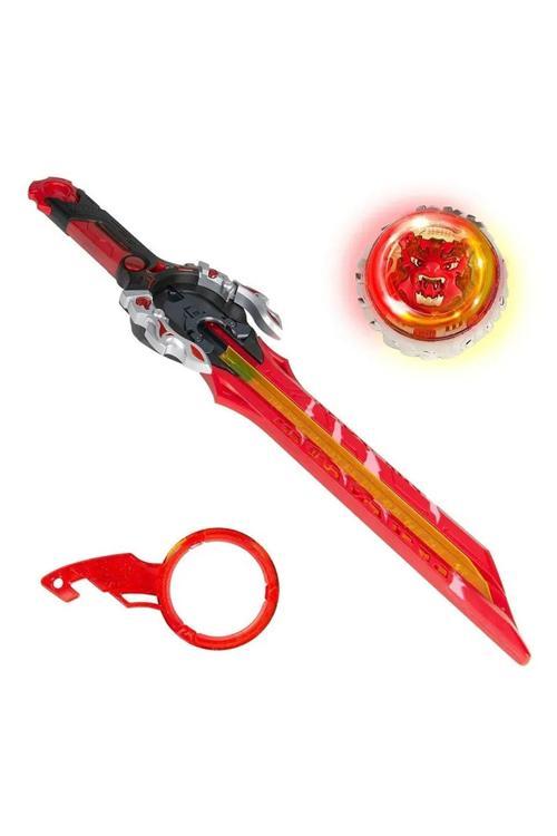 Infinity Nado Proskill Pack Blazing War Bear Işıklı Metal Topaç ve Epic Launcher Kılıç Fırlatıcı 48 cm