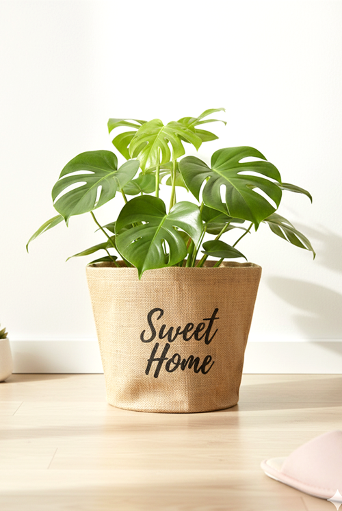 Hoome Jüt Yuvarlak Saksılık Orta