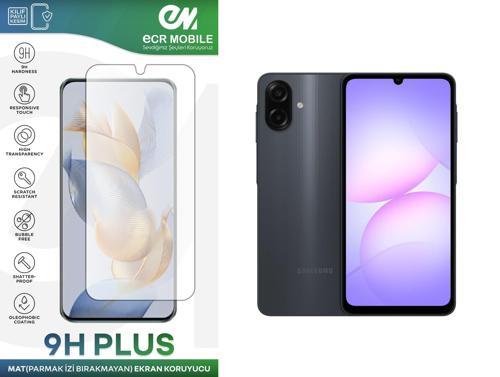 Samsung A07 ile Uyumlu Ekran Koruyucu MAT Parmak İzi Bırakmayan Esnek Nano Kırılmayan