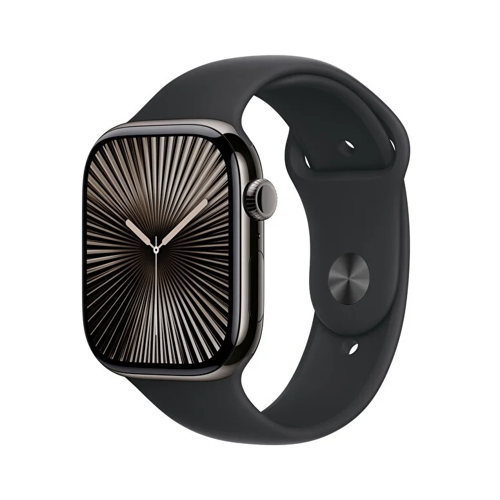 Watch 10 GPS + Cellular 46 mm Arduvaz Kasa  ve Siyah Spor Kordon - M/L