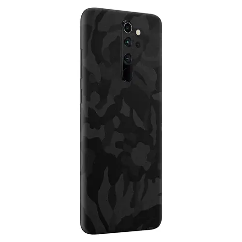 Xiaomi Redmi Note 8 Pro Kaplama Siyah Kamuflaj