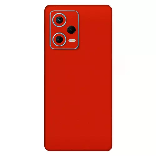 Xiaomi Redmi Note 12 Pro 5G Kaplama Dokulu Kırmızı