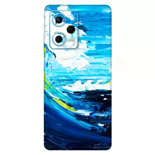 Xiaomi Redmi Note 12 Pro 5G Kaplama Yağlı Boya Dalgalar