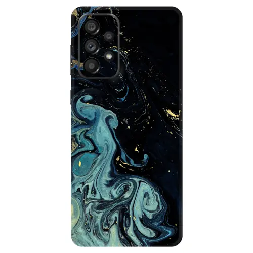 Samsung A23 Kaplama Mistik Mavi Dalga