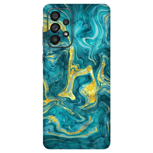 Samsung A23 Kaplama Mistik Turkuaz Dalga