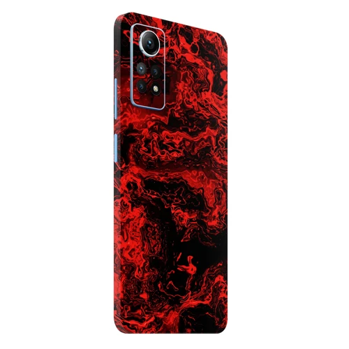 Xiaomi Redmi Note 12 Pro Kaplama Mistik Kırmızı Alev
