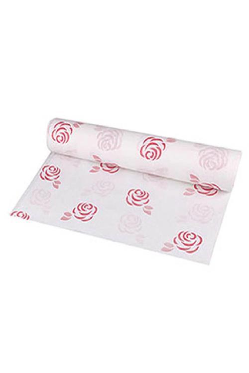 Çiçek Desenli Rulo Kağıt Masa Örtüsü 100cmx120cm 80 Yaprak