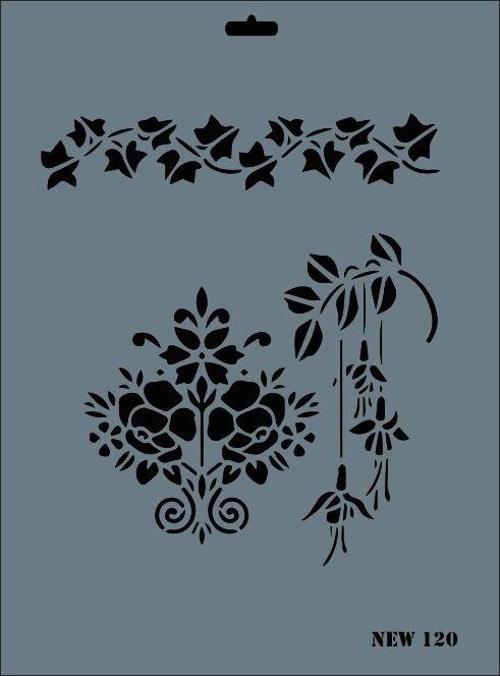Stencil Boyama Şablonu 25x35 cm. NEW-120