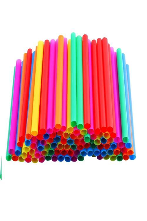 Frozen Plastik Pipet 7mm x 22cm - 100 Adet