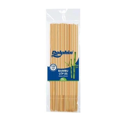 Bambu Çöp Şiş 25cm x 2,5 mm 100lü