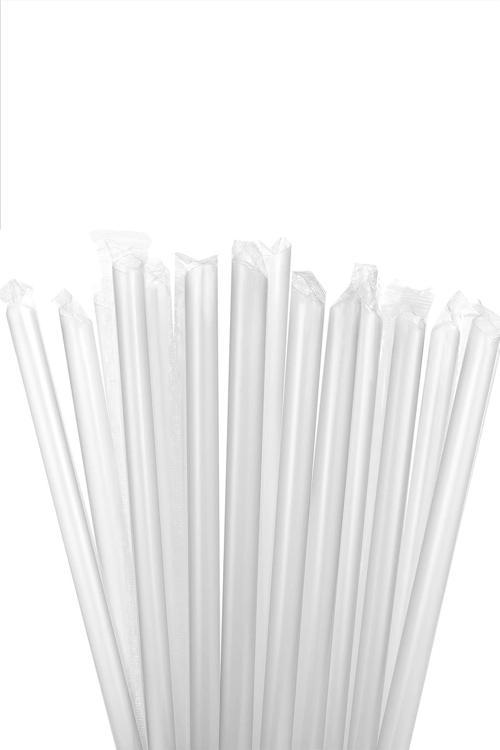 Jelatinli Bubble Tea Şeffaf Pipet 12mm x 22cm - 50 Adet