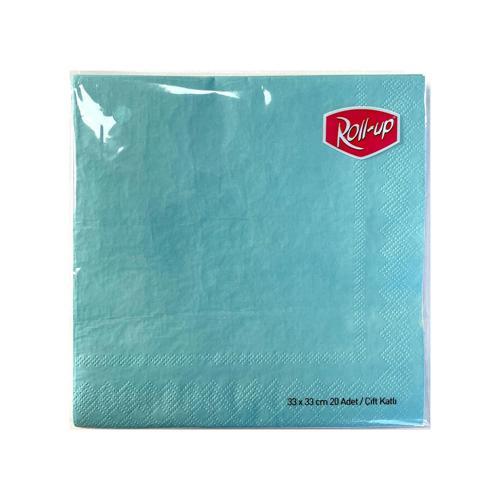 Kağıt Peçete Açık Mavi 33 x 33cm 20li