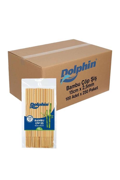 Bambu Çöp Şiş 15cm x 2,5mm 100 Adet x 250 Paket