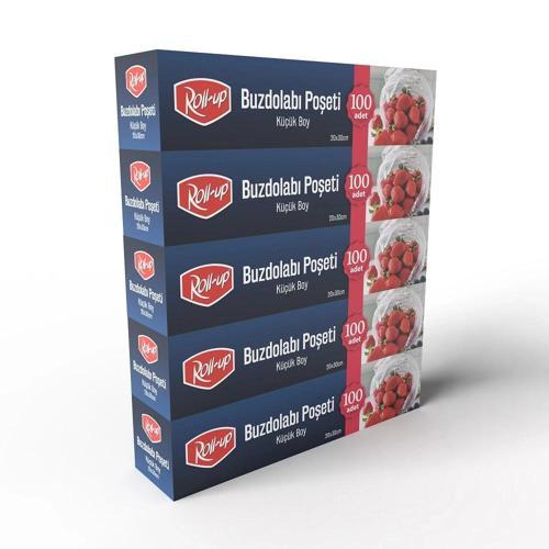Küçük Boy Buzdolabı Poşeti 20x30cm 100'lü x 5 Paket (500 Adet)