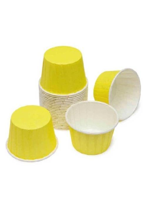 Muffin-Kek Kapsülü Sarı 50li