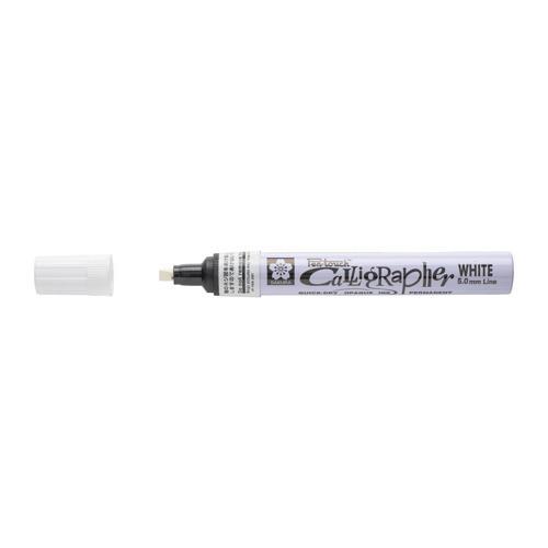 Pen-Touch Calligrapher Kaligrafi Kalemi 5 mm. Beyaz