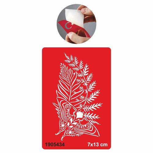 Kelebek ve Doğa Tattoo Geçici Dövme Şablonları Kına Kalıpları