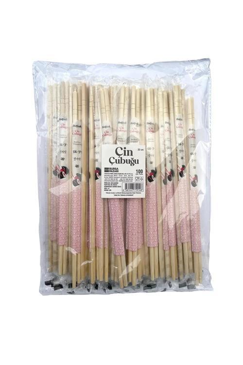 Çin Yemek Çubuğu-Chopsticks 23cm 100 Çift