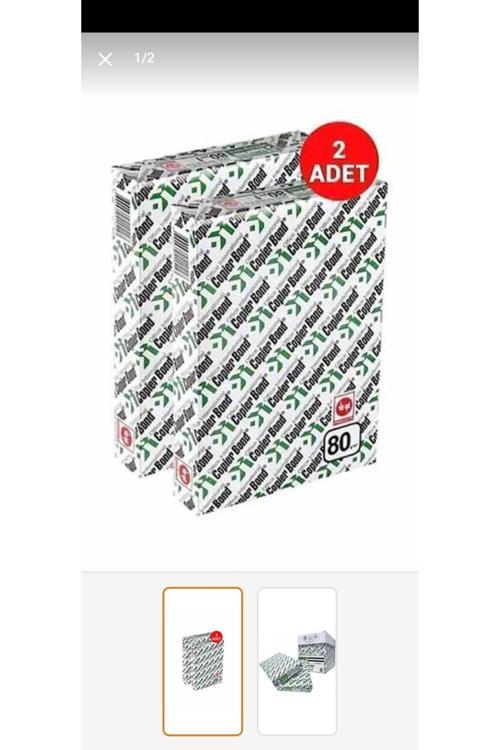 Copier Bond Vege A4 Fotokopi Kağıdı 80 Gr 2 Paket 1000 Adet