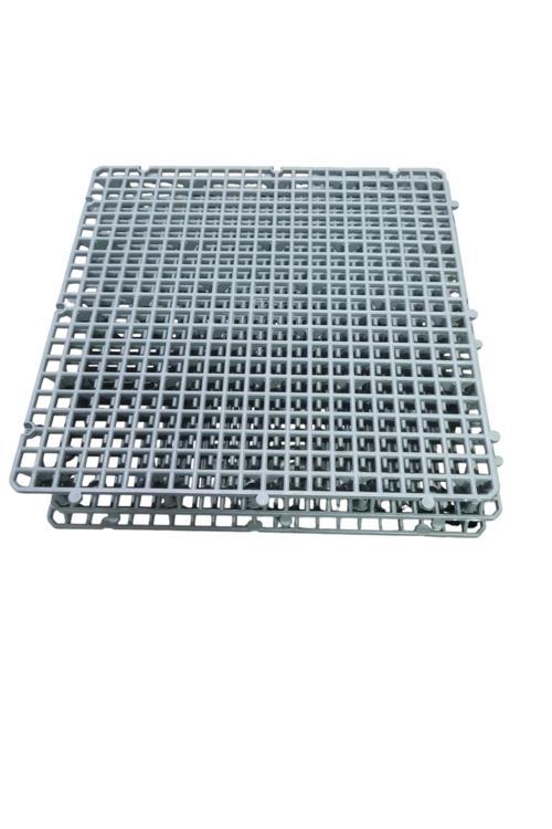 Kümes Kafes Taban Izgara Gri 1 M2 4 Adet Kalın Izgara