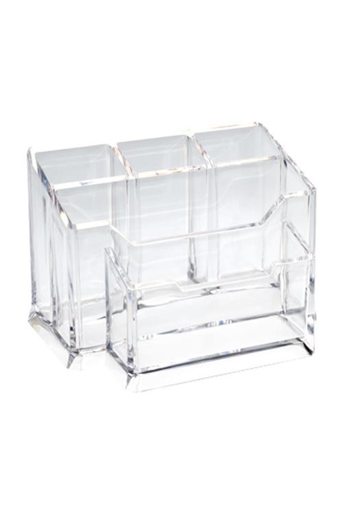 Masa Seti Kalemlik-Organizer Şeffaf Masa Üstü Organizer