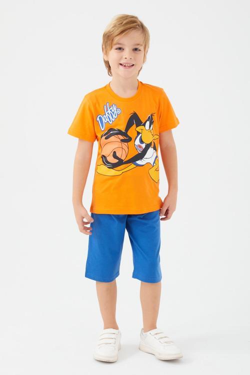 L1568-3 Erkek Çocuk Turuncu Alt Üst Takım
