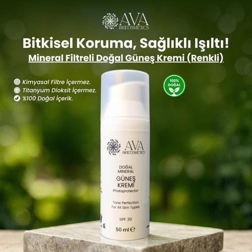 AvA Mineral Filtreli Güneş Kremi (Renkli)