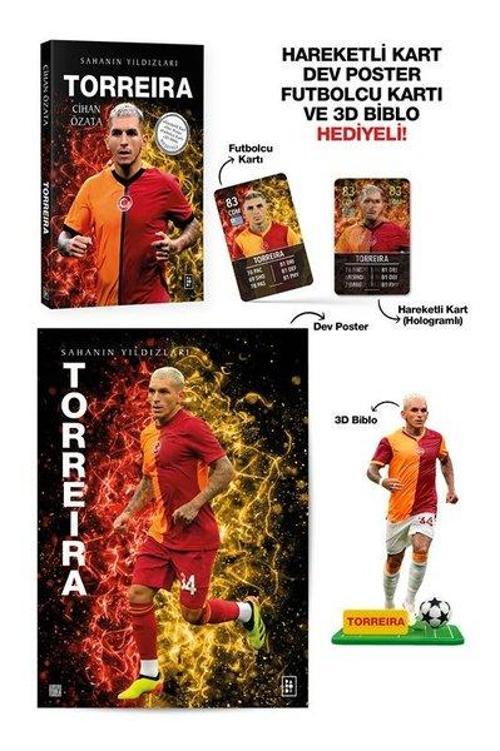 Torreira - Sahanın Yıldızları - Hareketli Kart - Dev Poster - Futbolcu Kartı ve 3D Biblo Hediyeli!