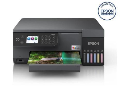 EcoTank L8100 Wi-Fi + Tarayıcı + Fotokopi Renkli Çok Fonksiyonlu Tanklı Mürekkep Püskürtmeli Yazıcı