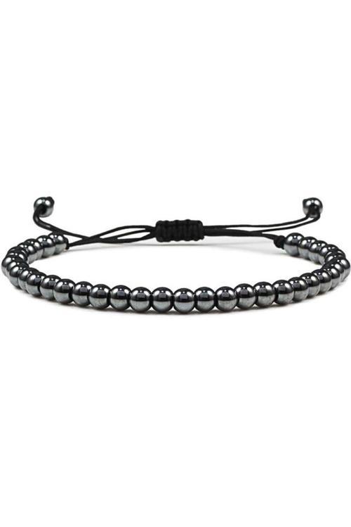 Hematit Doğal Taşlı Bileklik