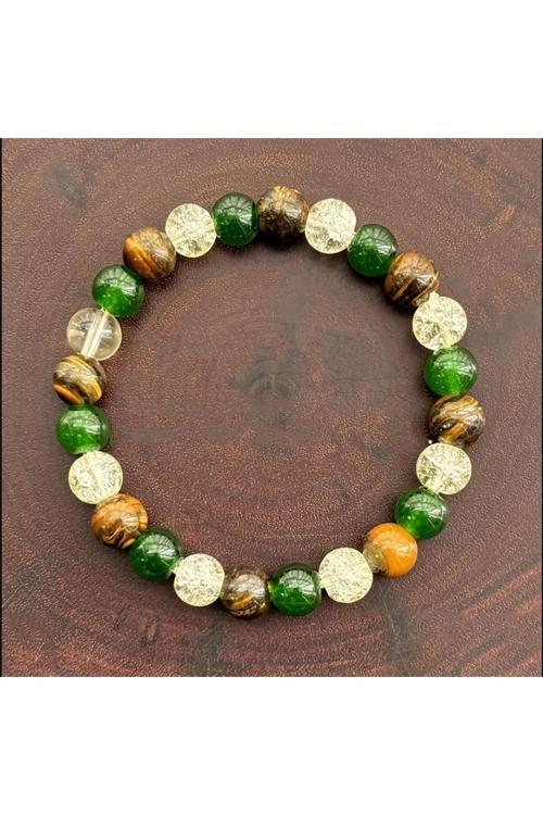 Aventurin, Kaplan Gözü Ve Necef Doğal Taş Bileklik