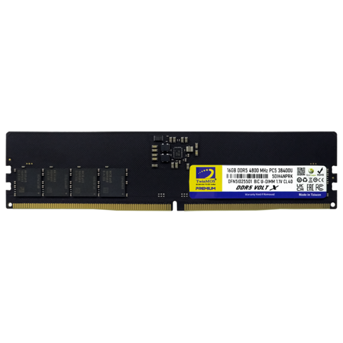 TMD516GB4800U40, 16GB, DDR5, 4800MHz, CL40, 1.1V Desktop Ram