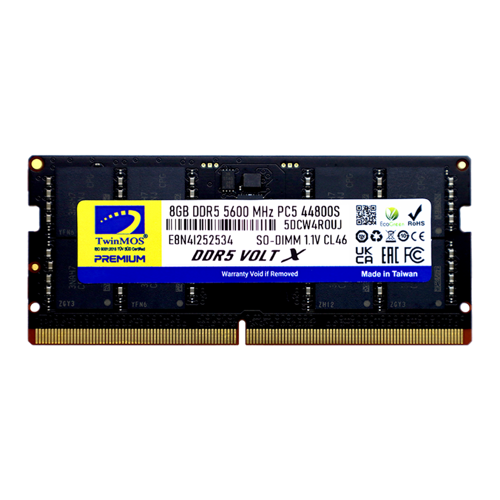 TMD58GB5600S46, 8GB, DDR5, 5600MHz,  CL46, 1.1V Notebook Ram