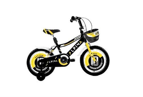 1647 ALPINA-M-BMX-V ERKEK ÇOCUK BİSİKLETİ 16 JANT SİYAH SARI