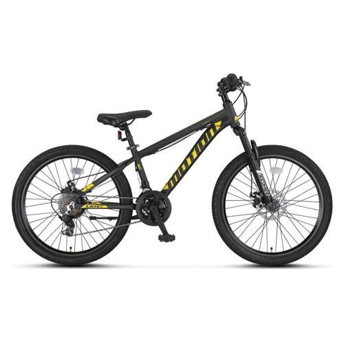 2478 MOTION M-2D ERKEK DAĞ BİSİKLETİ 305H 24 JANT 21 VİTES SİYAH SARI
