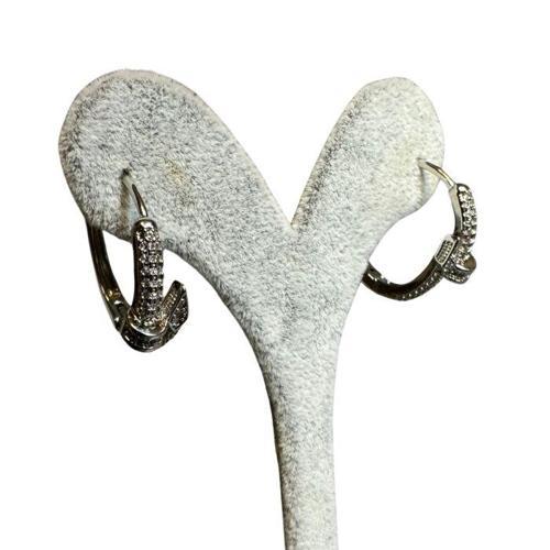 - İREM 3914 Zirkon Taşlı Çivi Model Çelik Küpe