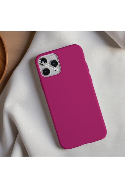 İphone 12 Pro Max Uyumlu Içi Kadife Lansman Silikon Kılıf Yumuşak Doku Hissi Kapak