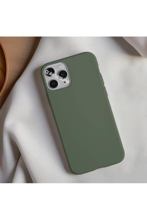 İphone 12 Pro Max Uyumlu Içi Kadife Lansman Silikon Kılıf Yumuşak Doku Hissi Kapak