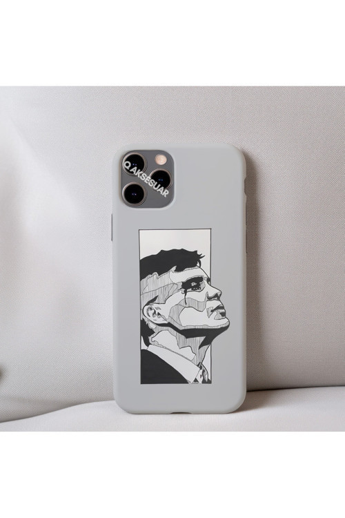 İphone 14 Plus Uyumlu İçi Kadife Peaky Blinders Thomas Shelby (Tommy) Desenli Tasarım Telefon Kılıfı